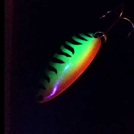 Acme Little Cleo UV Skeddrag, Fire Tiger, 9g, UV-reaktivt, #13206