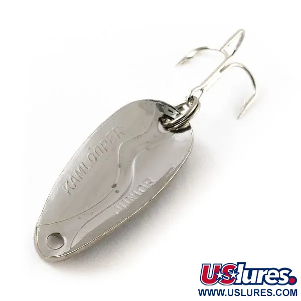 Acme Kamlooper Junior Skeddrag, Röd / Vit, 7g, polerad nickel, #13254