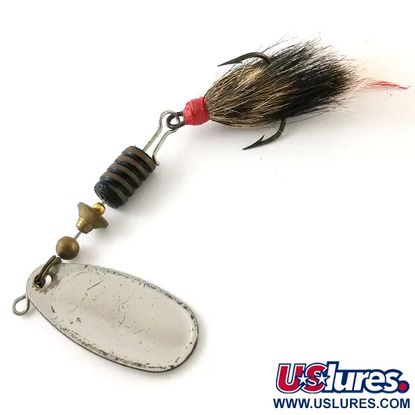 Mepps Comet 3 Dressed Spinnare, Silver, 6,5g, Vintage 1960, #13278