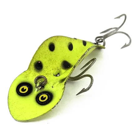 Buck Perry spoonplug, Chartreuse UV Glow, Skeddrag #14300