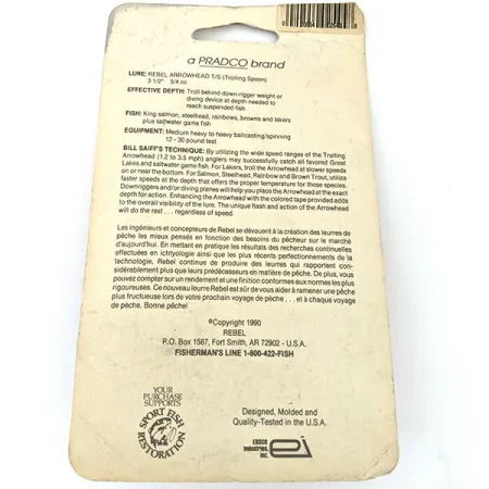 Rebel Arrowhead Trollingdrag, Svart, 17 g, #24482