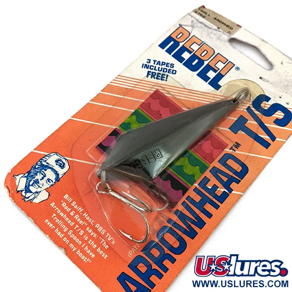 Rebel Arrowhead, 17g Svart, Skeddrag för trolling #15144