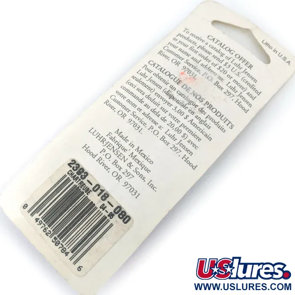 Luhr Jensen Hot Tail, 3,5g Nickel/Gul, Spinnare #14956