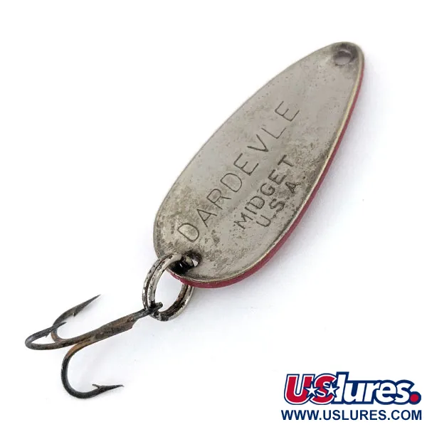 Eppinger Dardevle Midget, 6g, Röd/Vit/Nickel, Skeddrag #15017