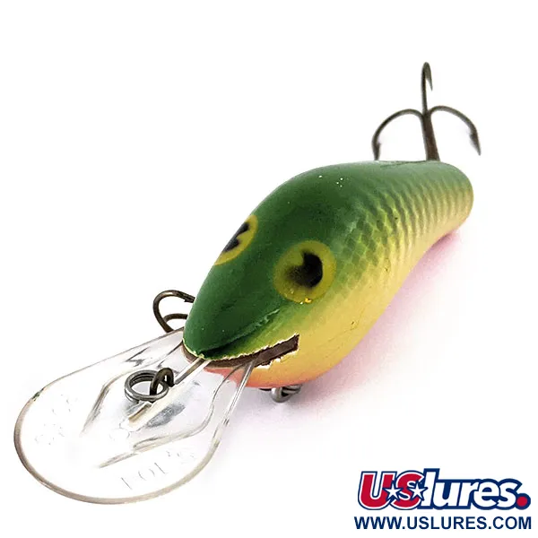 Poe's Super Cedar, 16g, Grön/Gul fjäll, Crankbait #15364