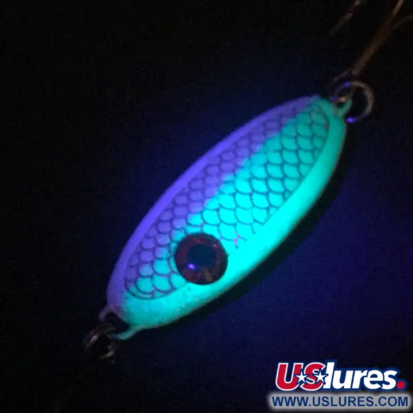 Bomber Slab Spoon UV, 42g, Lime/Silver Scale, Pirk #15471