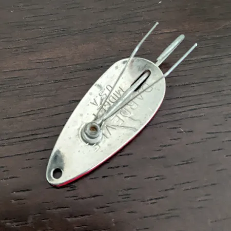 Eppinger Weedless Dardevle Midget, Vit / Röd / Nickel, 6g, Skeddrag #16171