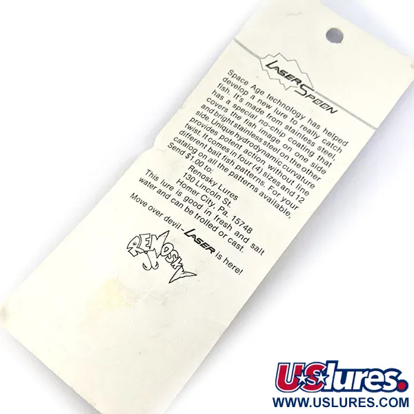 Renosky Laser Spoon, Guld/Svart, 7g, Skeddrag #20308