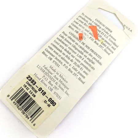 Luhr Jensen Hot Tail, 3,5g Chartreuse, Spinnare #17887