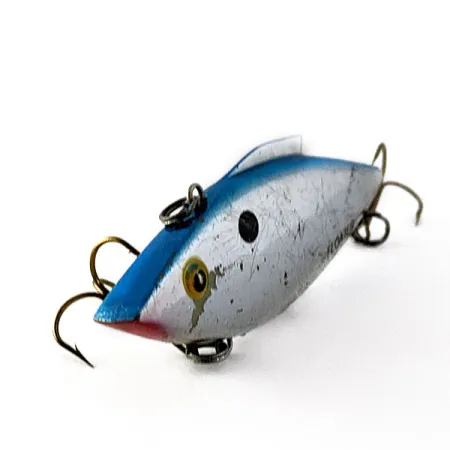 Bill Lewis Rat-L-Trap Floater, Chrome Blue Back, 9g, Flytande vibrationsbete #17062