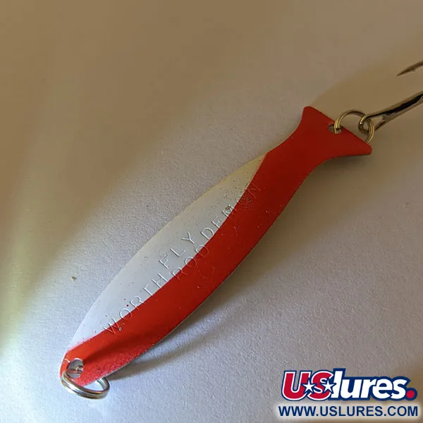 Worth Fly Rod Demon, 2,5g, Vit/Röd/Nickel, Skeddrag #17094