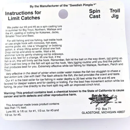 Bay de Noc Do-Jigger 3 UV, 9g, Skeddrag #17536