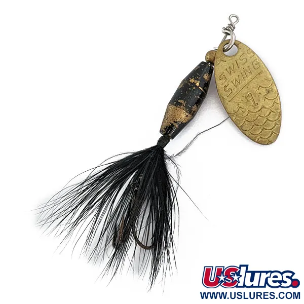 Renosky Lures Swiss Swing 1, 3,5g Guld, Spinnare #17292