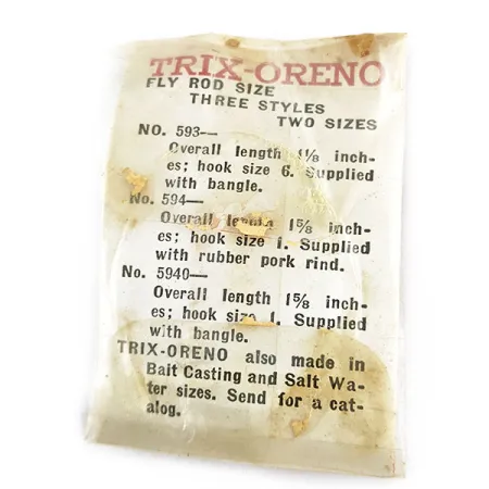 South Bend Trix-Oreno, 2g, Silver, Flugspöbete #17393