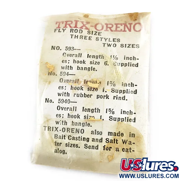 South Bend Trix-Oreno, 2g, Silver, Flugspöbete #17393