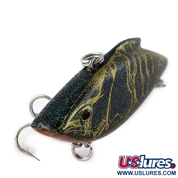 Bill Lewis Rat-L-Trap, Grön/Guld, 14g, Lipless Crankbait #17432