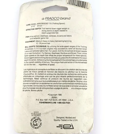 Rebel Arrowhead, 17g Svart, Skeddrag #17547