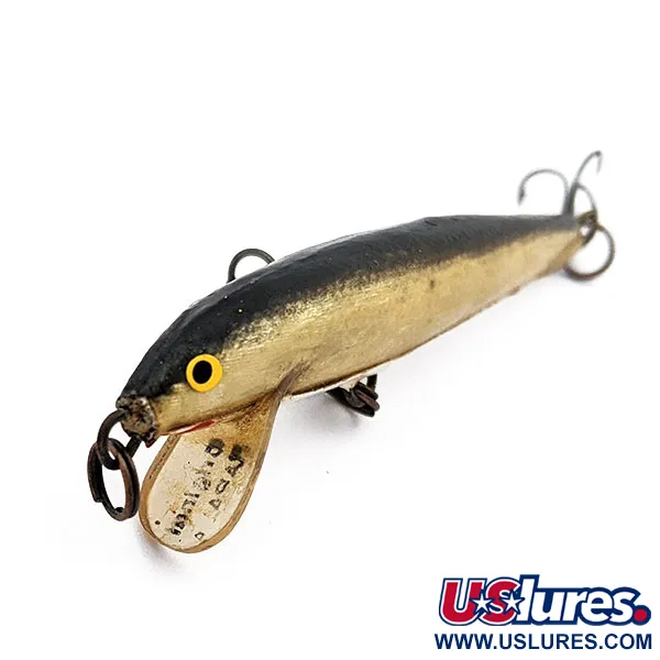 Rapala Original Floater F6, Guld, 3g, Flytande vobbler #17902
