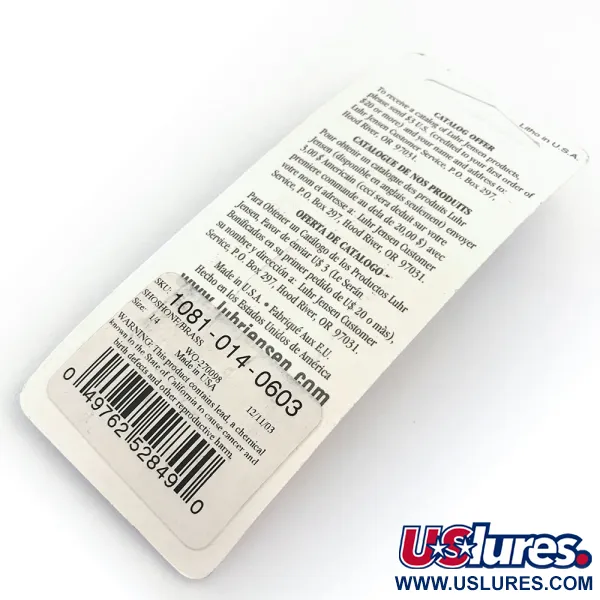 Luhr Jensen Maisie, Shoshone/Brass, 7 g, Skeddrag #18029