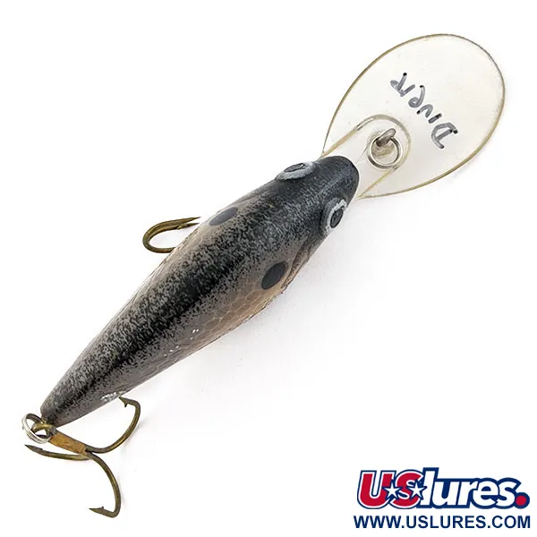 Lazy Ike Natural Ike, 19g Silver Glitter, Wobbler #18055