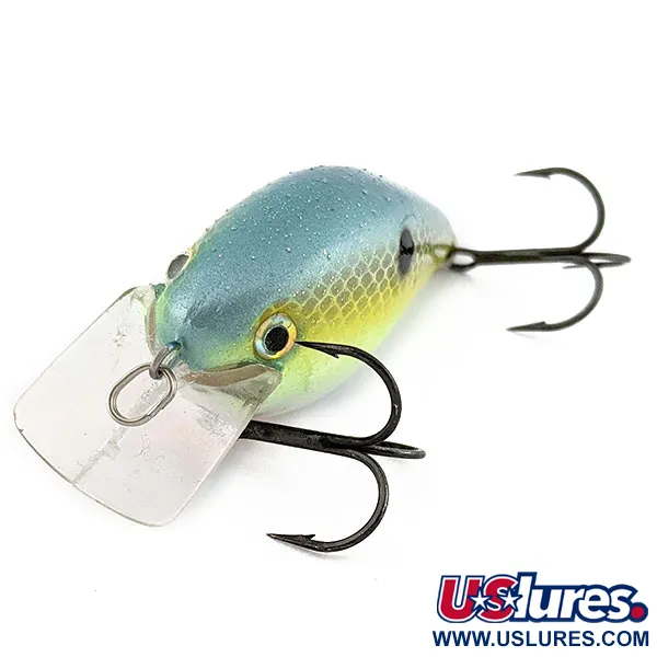 Strike King KVD Silent Square Bill, 12g, Chartreuse Sexy Shad, Wobbler #19626