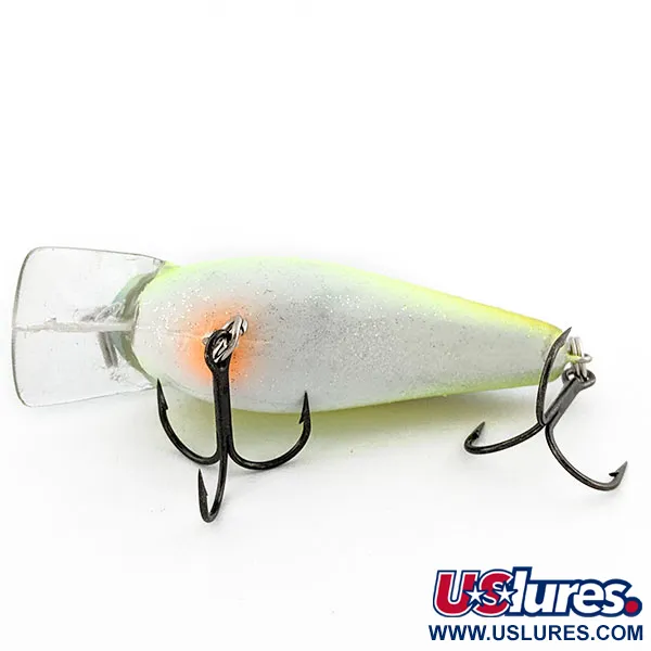 Strike King KVD Silent Square Bill, 12g, Chartreuse Sexy Shad, Wobbler #19626