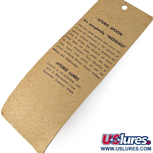Hydro Lures Hydro Spoon, svart/grön 11g, skeddrag #18150