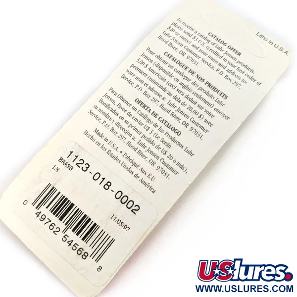 Luhr Jensen Lil' Kroc (Krocodile Stubby), 4,5g Guld, Skeddrag #18727