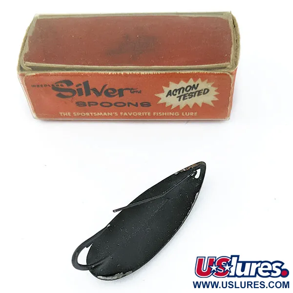 Atlantic Lures Silver Spoon, 7g Mattsvart, Skeddrag #18729