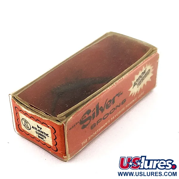 Atlantic Lures Silver Spoon, 7g Mattsvart, Skeddrag #18729