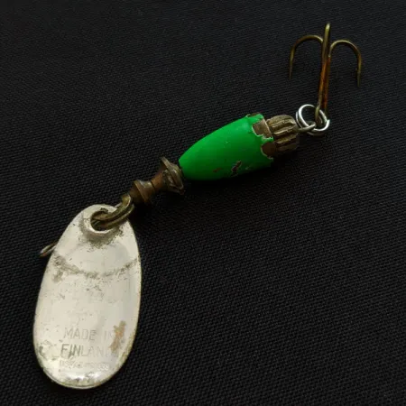 Blue Fox Super Vibrax 1, Silver/Grön, 4g, Spinnare #18815