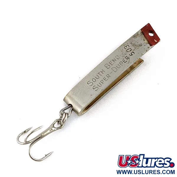 South Bend Super-Duper 503, 1/8 oz nickel/guld/röd, Skeddrag #18868