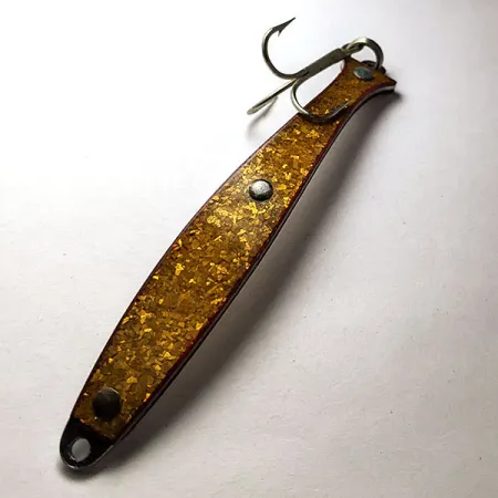 Sparky Jr. Spoon Sparkling Minnow, 14g, Guld/Orange, Skeddrag #19350