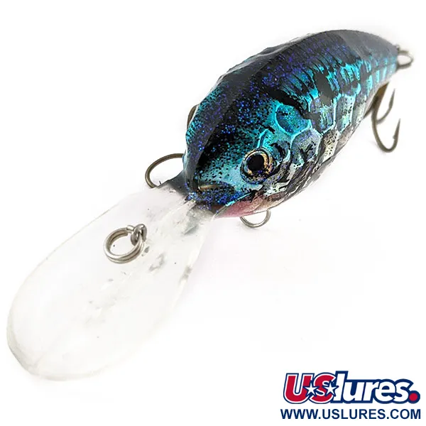 Renosky Deep Dive Honeycomb Rattl shad, silver/blå, 12g, djupgående wobbler #21806