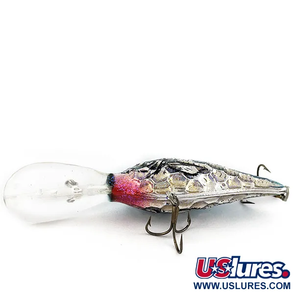 Renosky Deep Dive Honeycomb Rattl shad, silver/blå, 12g, djupgående wobbler #21806