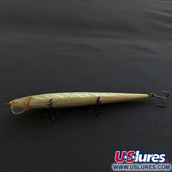 Bill Norman Shiner Minnow, 7g, Guld, Vobbler #19424
