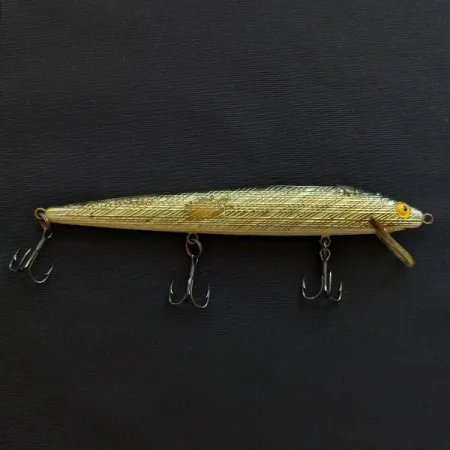 Bill Norman Shiner Minnow, 7g, Guld, Vobbler #19424