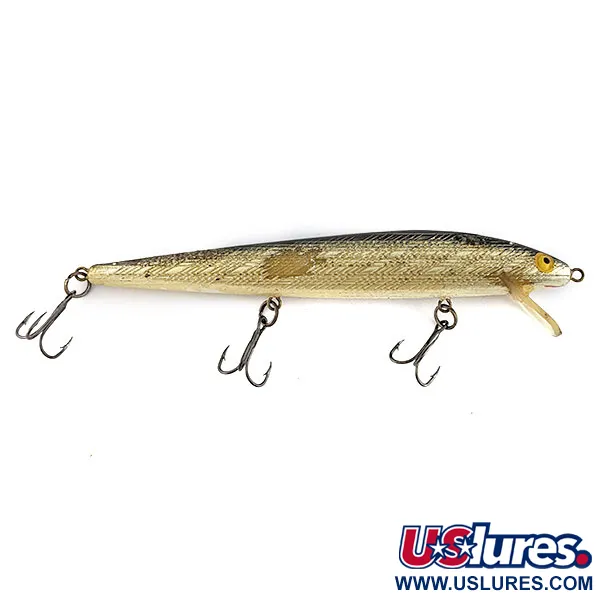 Bill Norman Shiner Minnow, 7g, Guld, Vobbler #19424