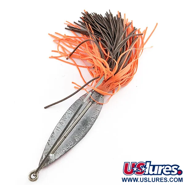 Fred Arbogast #3 Hawaiian, 16g röd/vit/nickel, vasskyddat skeddrag #19597