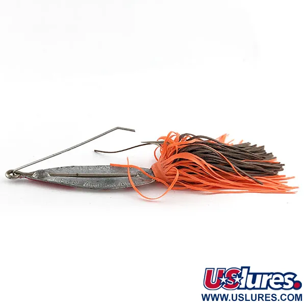 Fred Arbogast #3 Hawaiian, 16g röd/vit/nickel, vasskyddat skeddrag #19597