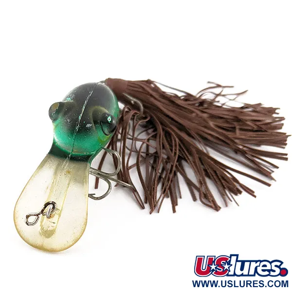 Fred Arbogast Bug eye, 10g, Grön/Brons, Wobbler #19607