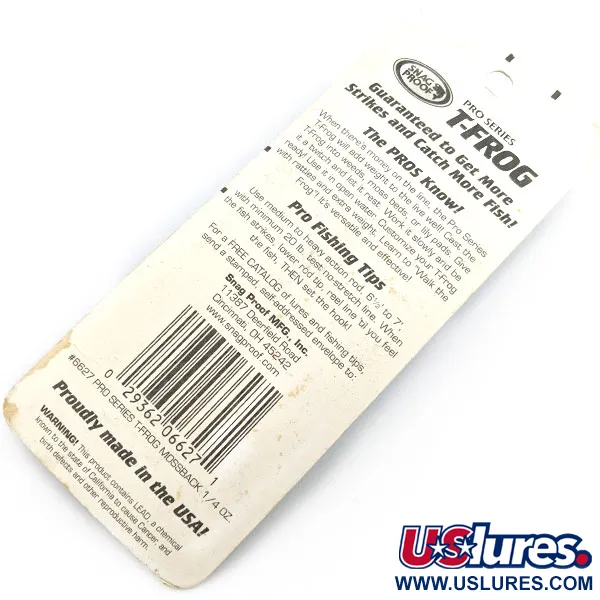 Snag Proof Pro series T-Frog, Mossback, 7g, Ytgroda #19757