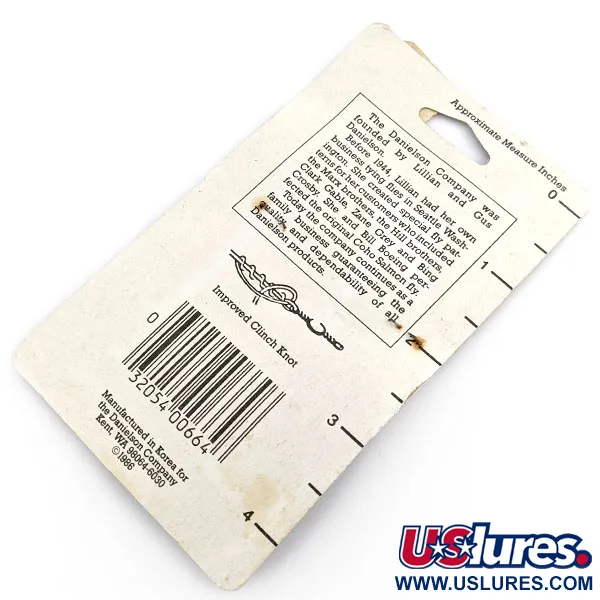 Danielson Swivels, Nickel, Storlek #6, Lekande #19775