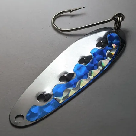 Heddon Sounder, 5,5g Nickel/Blå, Skeddrag #19981