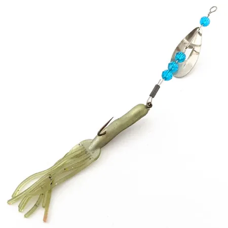 Worth June bug, 6g, nickel/blå, spinnare #20140