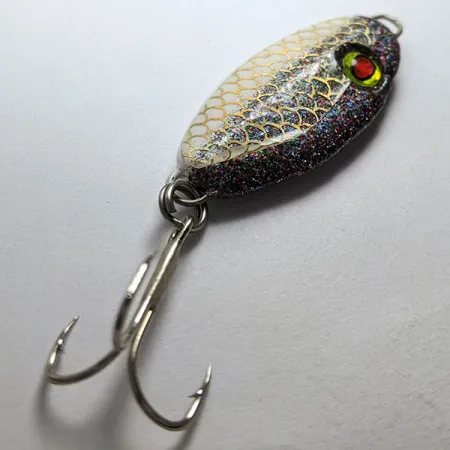 Bomber Slab, 35g Vit/Guld, Jiggsked #20170