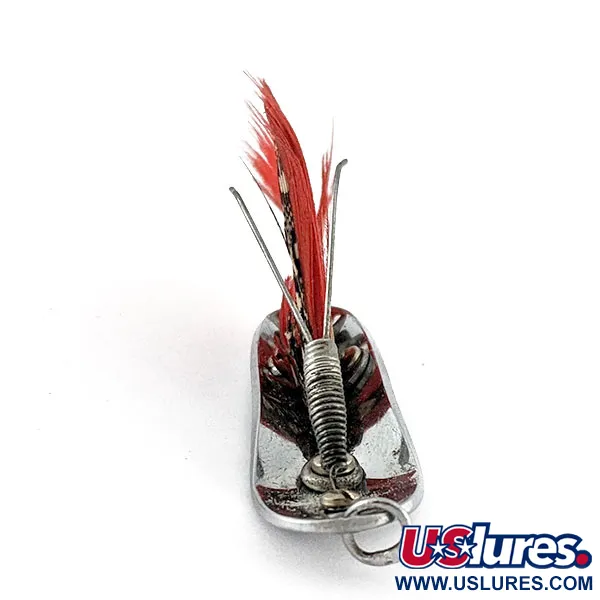 Pflueger Chum 2, 7g nickel/röd, vasskyddat skeddrag #20257