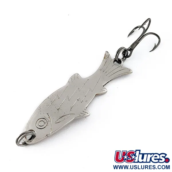 Atlantic Lures Golden Wobble-Fish, Nickel, 7g, Skeddrag #20479