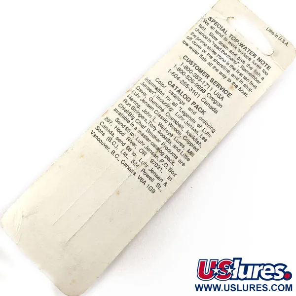 Luhr Jensen Nippin Sam Wood, 7g, Silver, Ytbete #20575