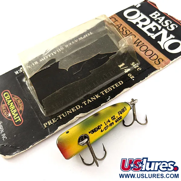 Luhr Jensen Bass Oreno Classic Woods, Frog, 7g, Ytbete #20748